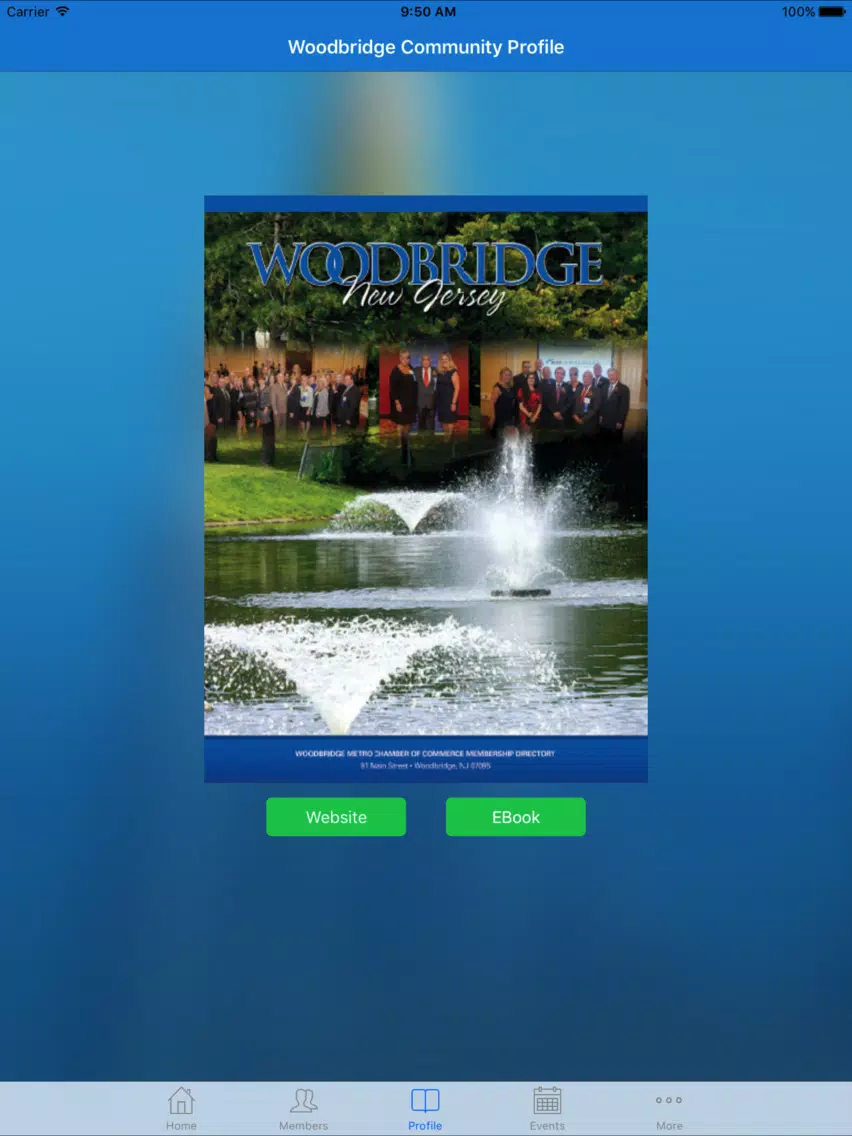 Woodbridge Metro Chamber iPad Screenshots