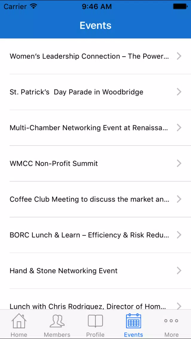 Woodbridge Metro Chamber Screenshots