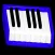 3D Piano Notes Keyboard Melody
