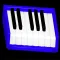 3D Piano Notes Keyboard Melody