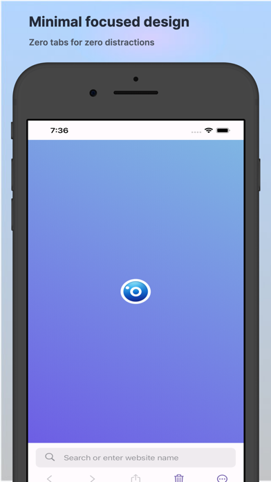 Focus: Private AI Web Browser Screenshots