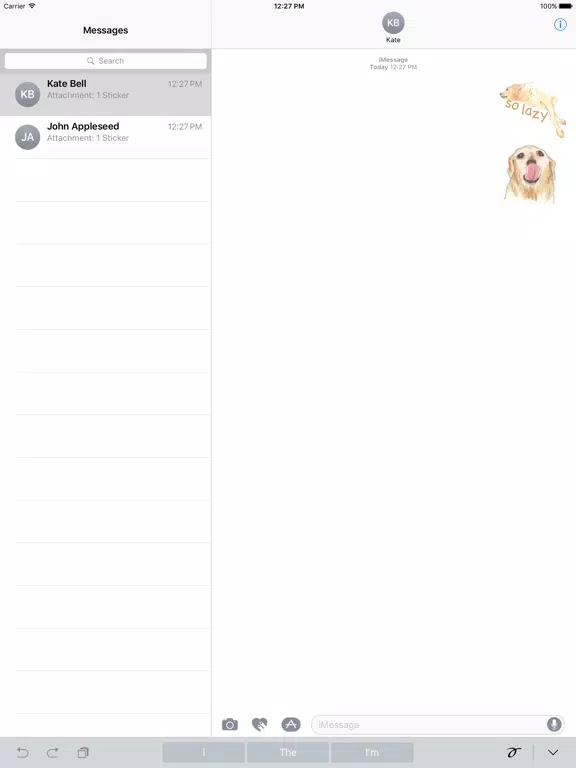 Watercolor Labrador Retriever iPad Screenshots