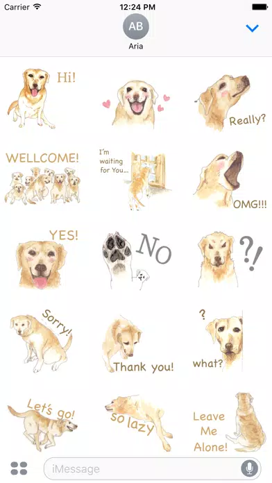 Watercolor Labrador Retriever Screenshots