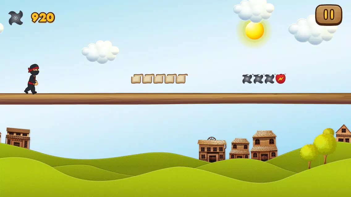 Tangkapan skrin Ninja Run - The Ultimate Hero Ninja..!!