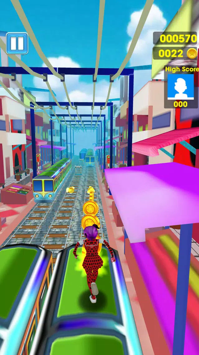Скриншоты running policeman lady 3D
