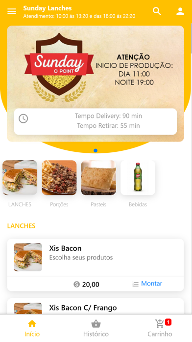 Sunday Lanches Screenshots