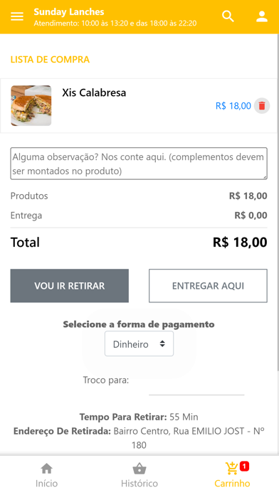 Sunday Lanches Screenshots