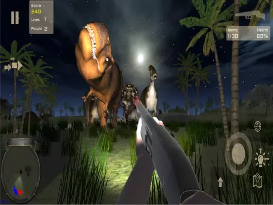 Dinosaur Hunting Patrol 3D iPad 应用截图