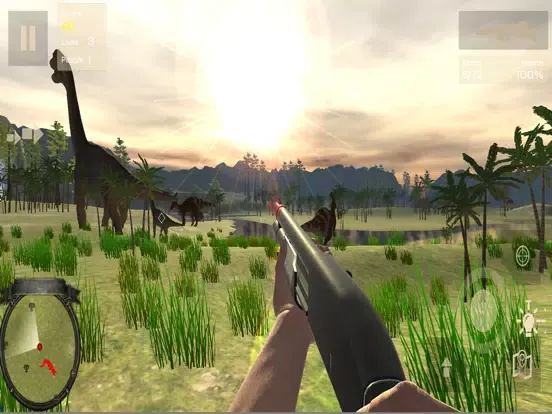 Dinosaur Hunting Patrol 3D iPad 应用截图