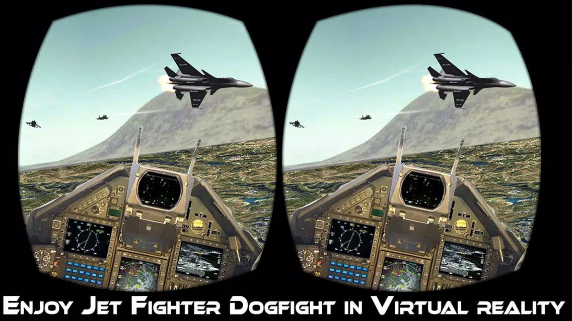 VR Jet Fighter Simulator Real Virtual Reality Game Screenshots
