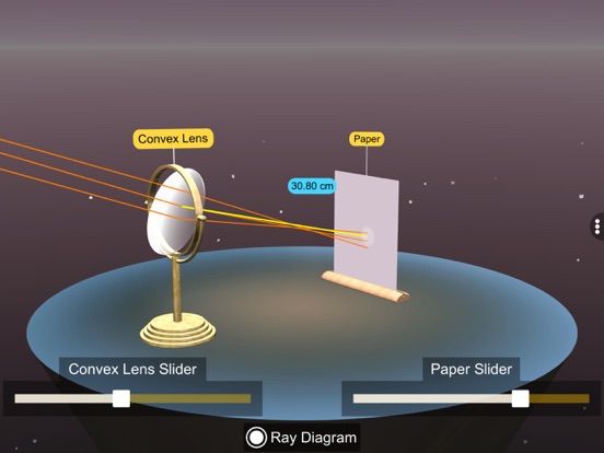Convex Lens Properties iPad Screenshots