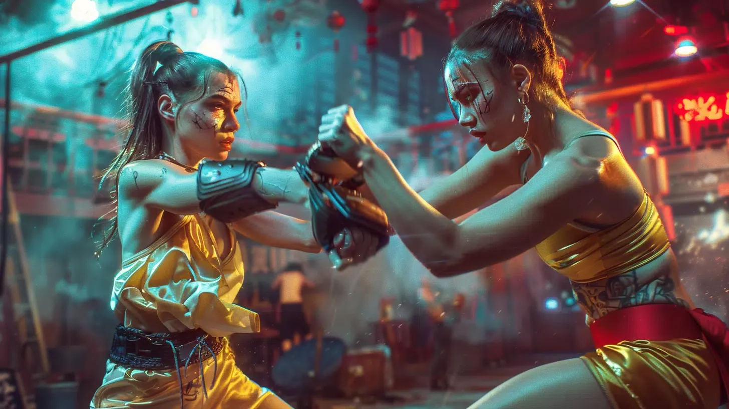 3D girls Martialarts fighting Screenshots
