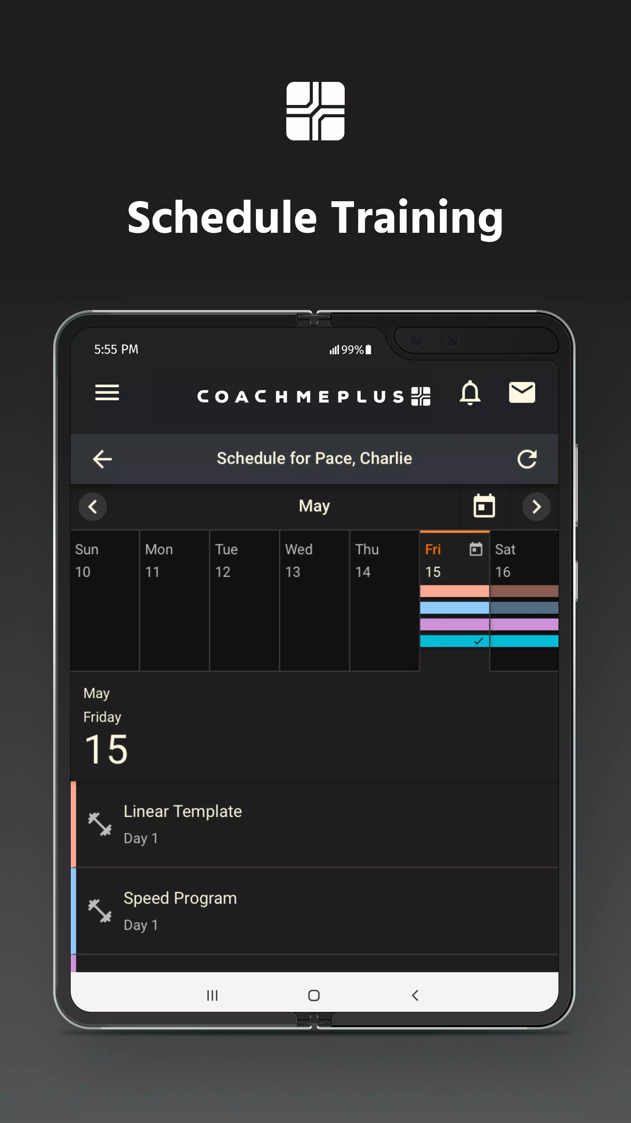 CoachMePlus Screenshots