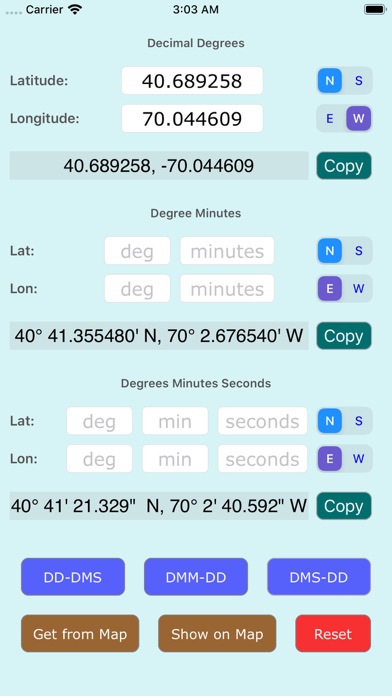 Coordinate Convertor Pro HD Screenshots