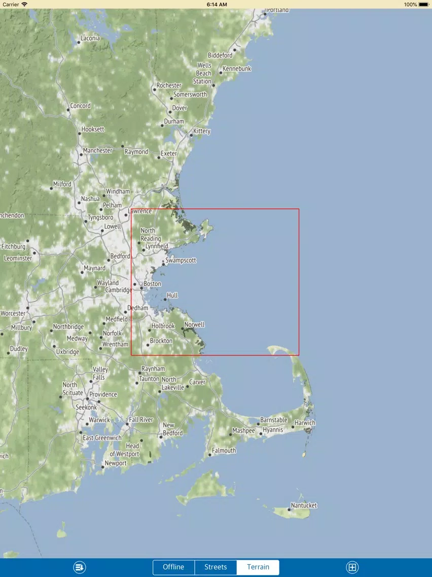 Massachusetts Bay – Marine Map iPad Screenshots