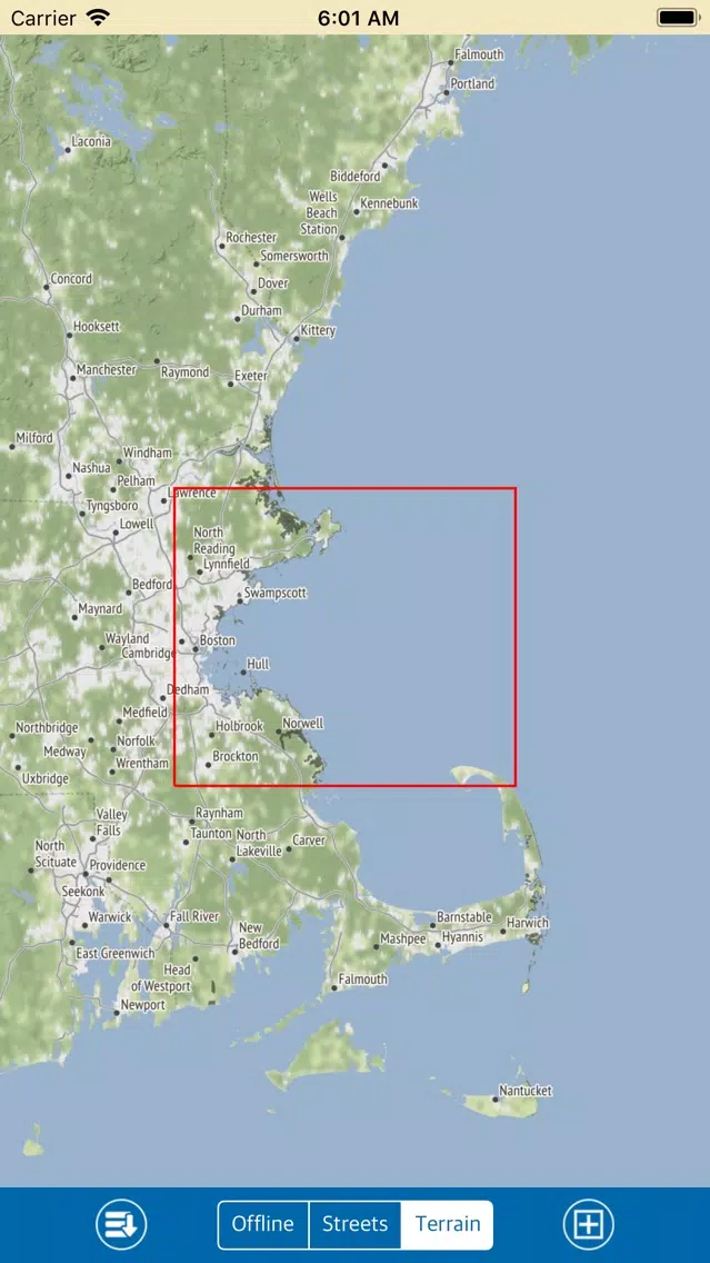 Massachusetts Bay – Marine Map Screenshots