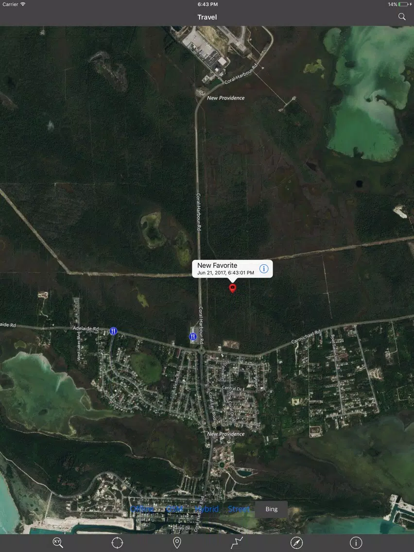 NEW PROVIDENCE ISLAND & PARADISE ISLAND – GPS MAP iPad Screenshots