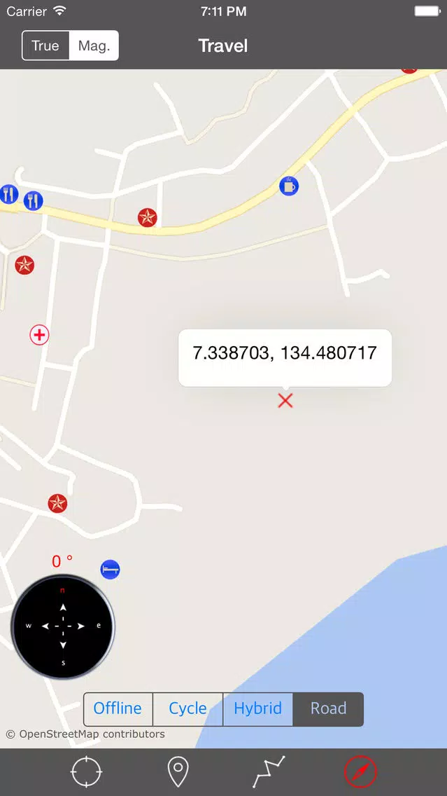 PALAU ISLANDS – GPS Travel Map Offline Navigator Screenshots