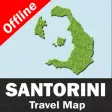 SANTORINI (GREECE) – Travel Map Offline Navigator