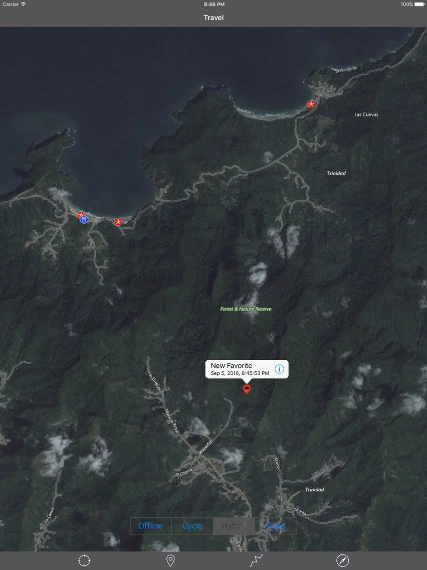 TRINIDAD & TOBAGO – Travel Map Offline Navigator iPad Screenshots