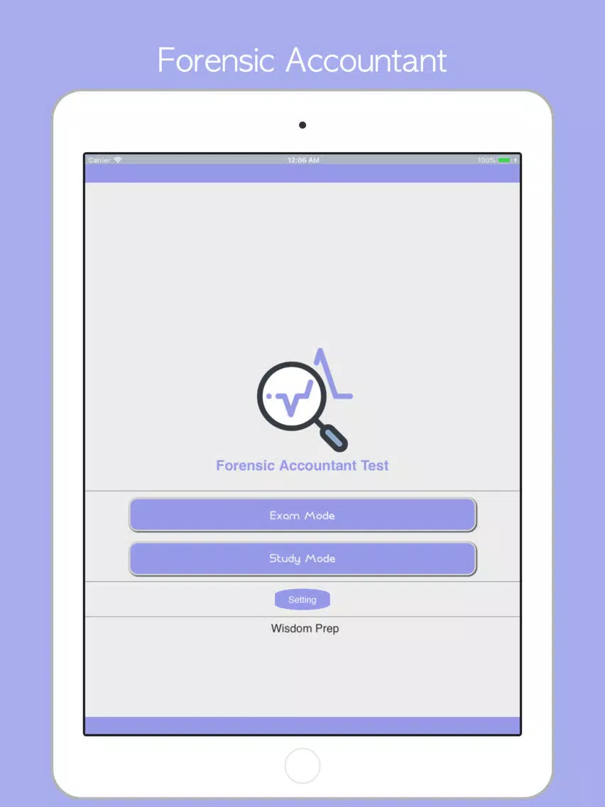 Forensic Accountant Prep 2018 iPad Screenshots