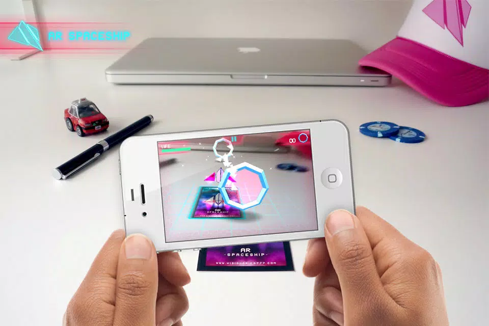AR Spaceship Screenshots