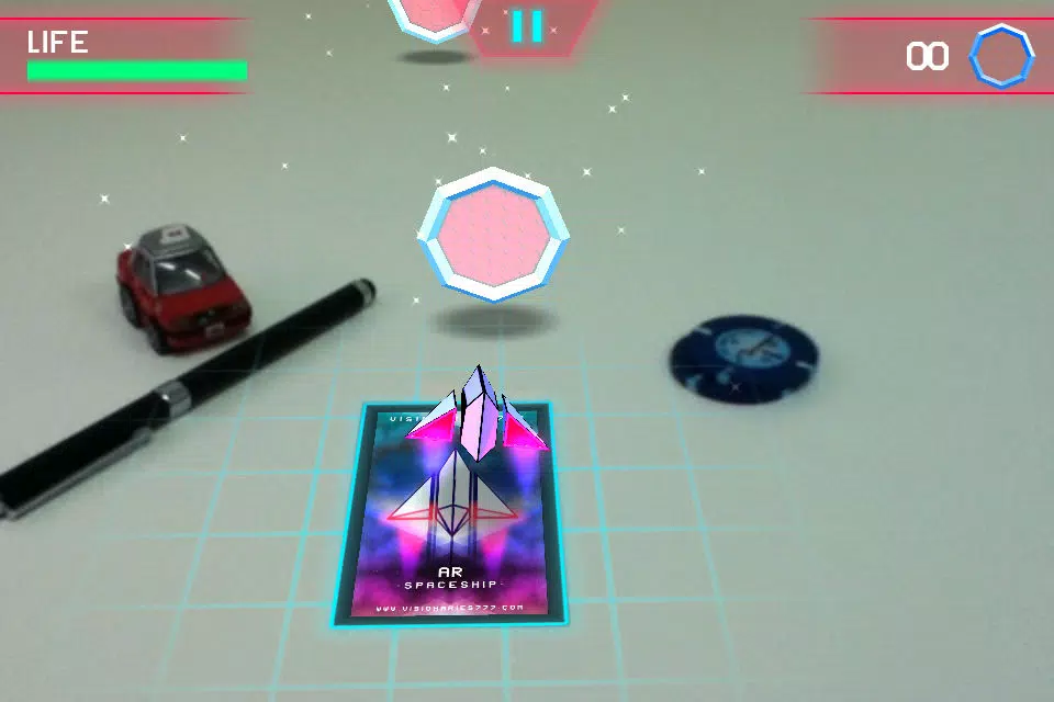 AR Spaceship Screenshots