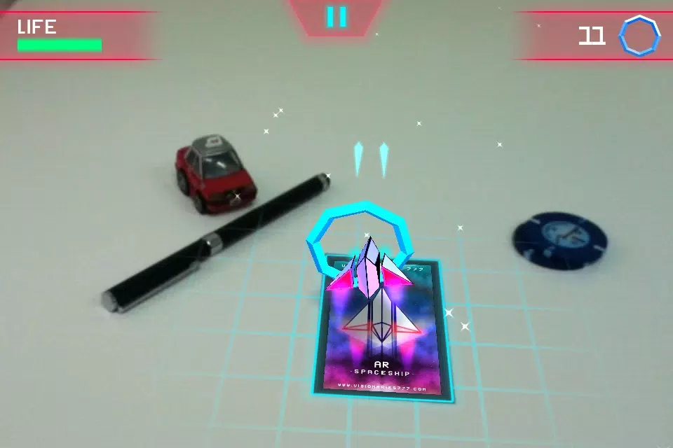 AR Spaceship Screenshots