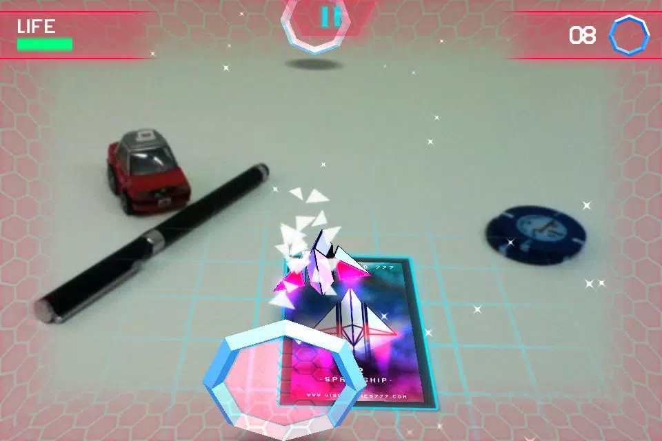 AR Spaceship Screenshots
