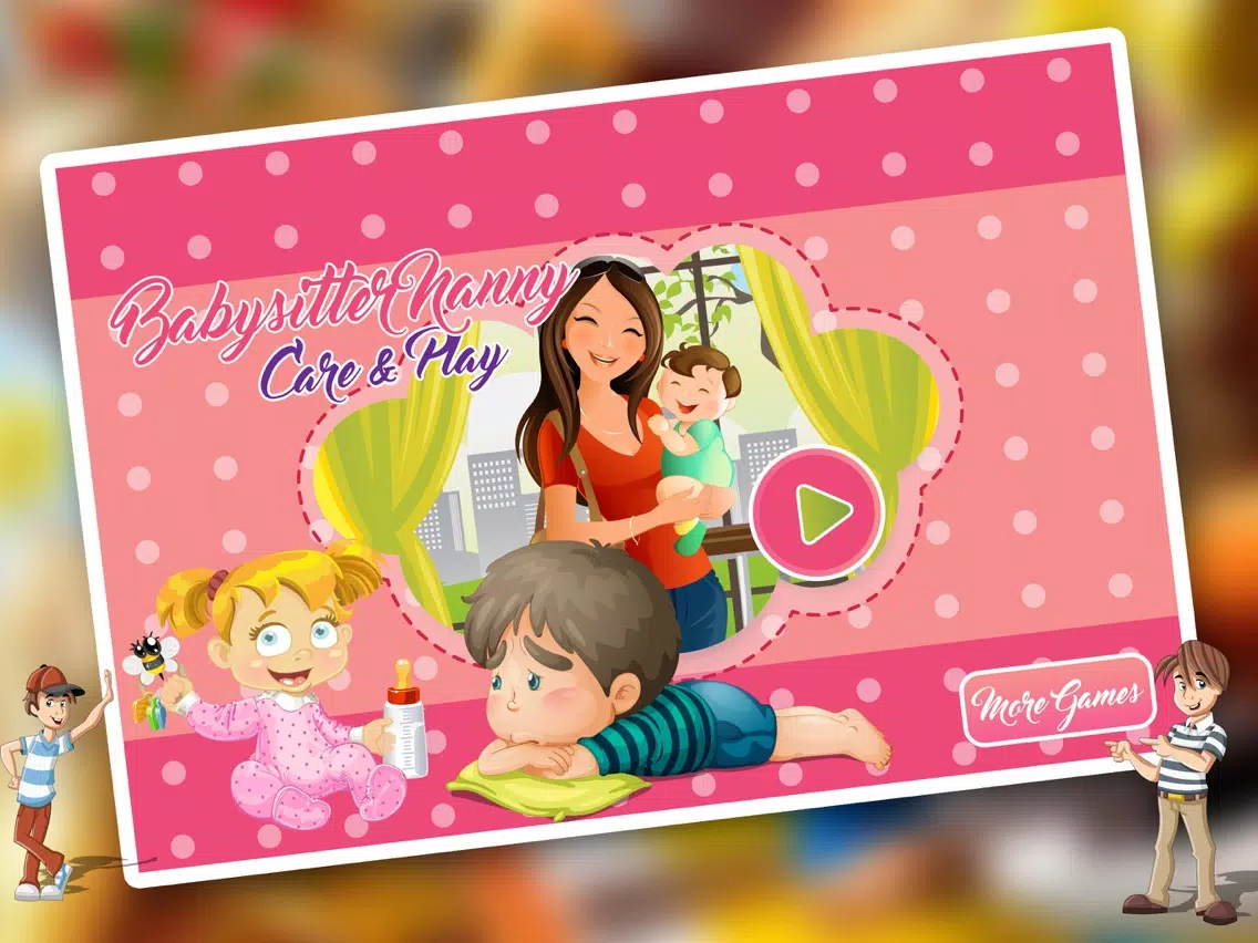 Baby Sitter Nanny Care & Play - Help the au pair in babysitting mommy's little baby girl iPad Screenshots