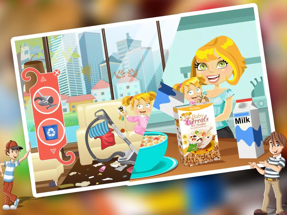 Baby Sitter Nanny Care & Play - Help the au pair in babysitting mommy's little baby girl iPad Screenshots