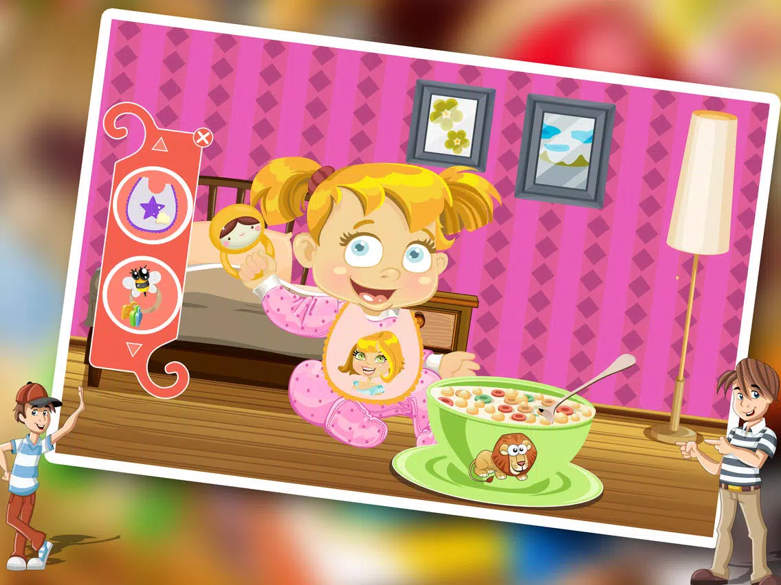 Baby Sitter Nanny Care & Play - Help the au pair in babysitting mommy's little baby girl iPad Screenshots