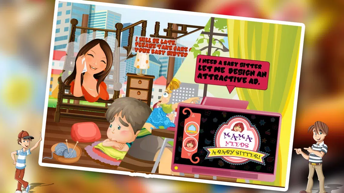 Baby Sitter Nanny Care & Play - Help the au pair in babysitting mommy's little baby girl Screenshots