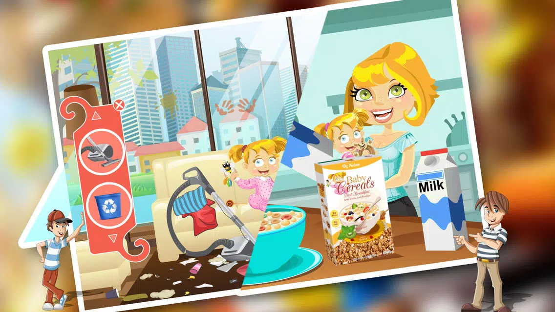 Baby Sitter Nanny Care & Play - Help the au pair in babysitting mommy's little baby girl Screenshots