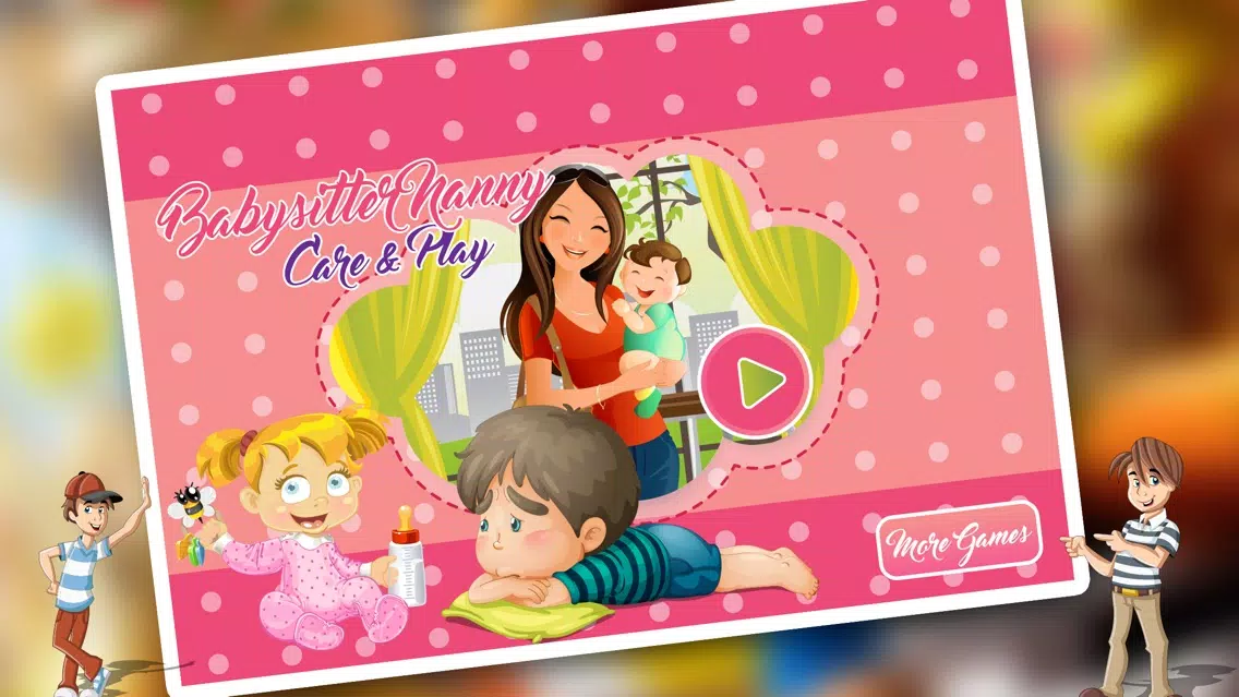 Baby Sitter Nanny Care & Play - Help the au pair in babysitting mommy's little baby girl Screenshots