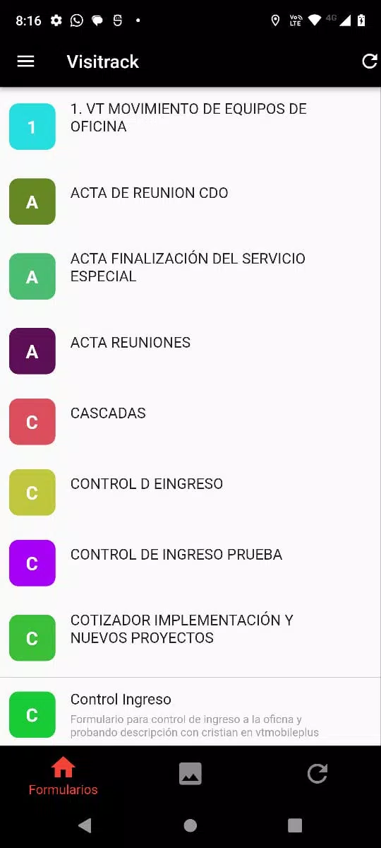 VT Mobile Screenshots