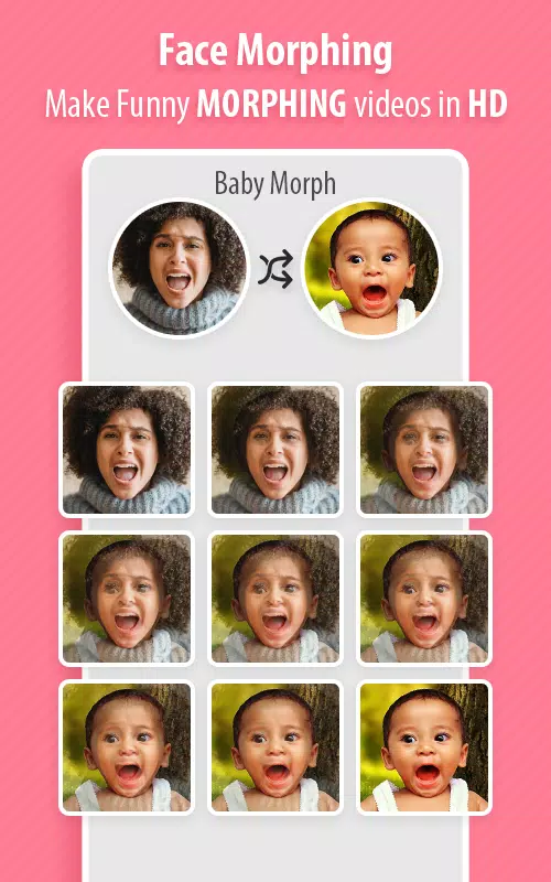 Face Morphing Blender - Video Screenshots