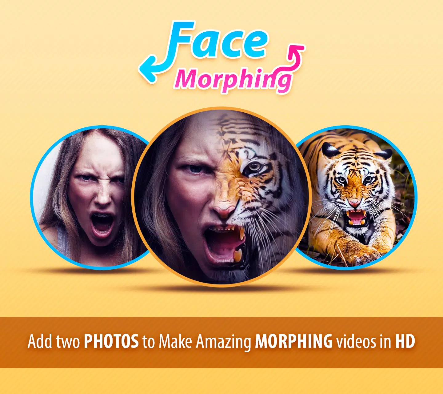 Face Morphing Blender - Video Screenshots
