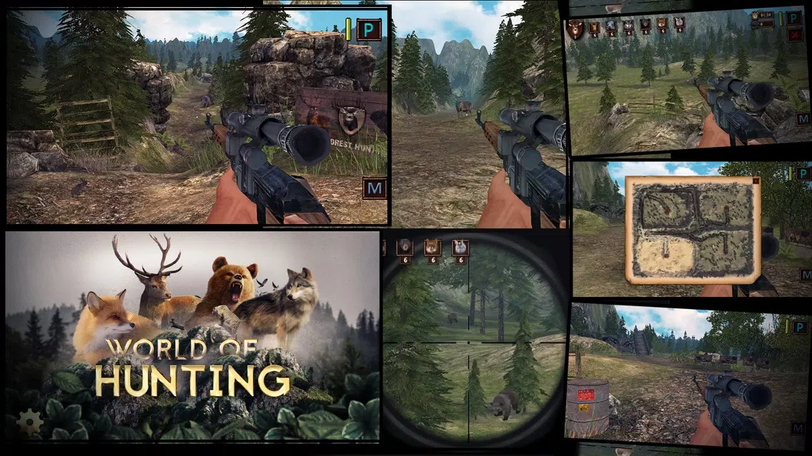 Capturas de tela do World of Hunting