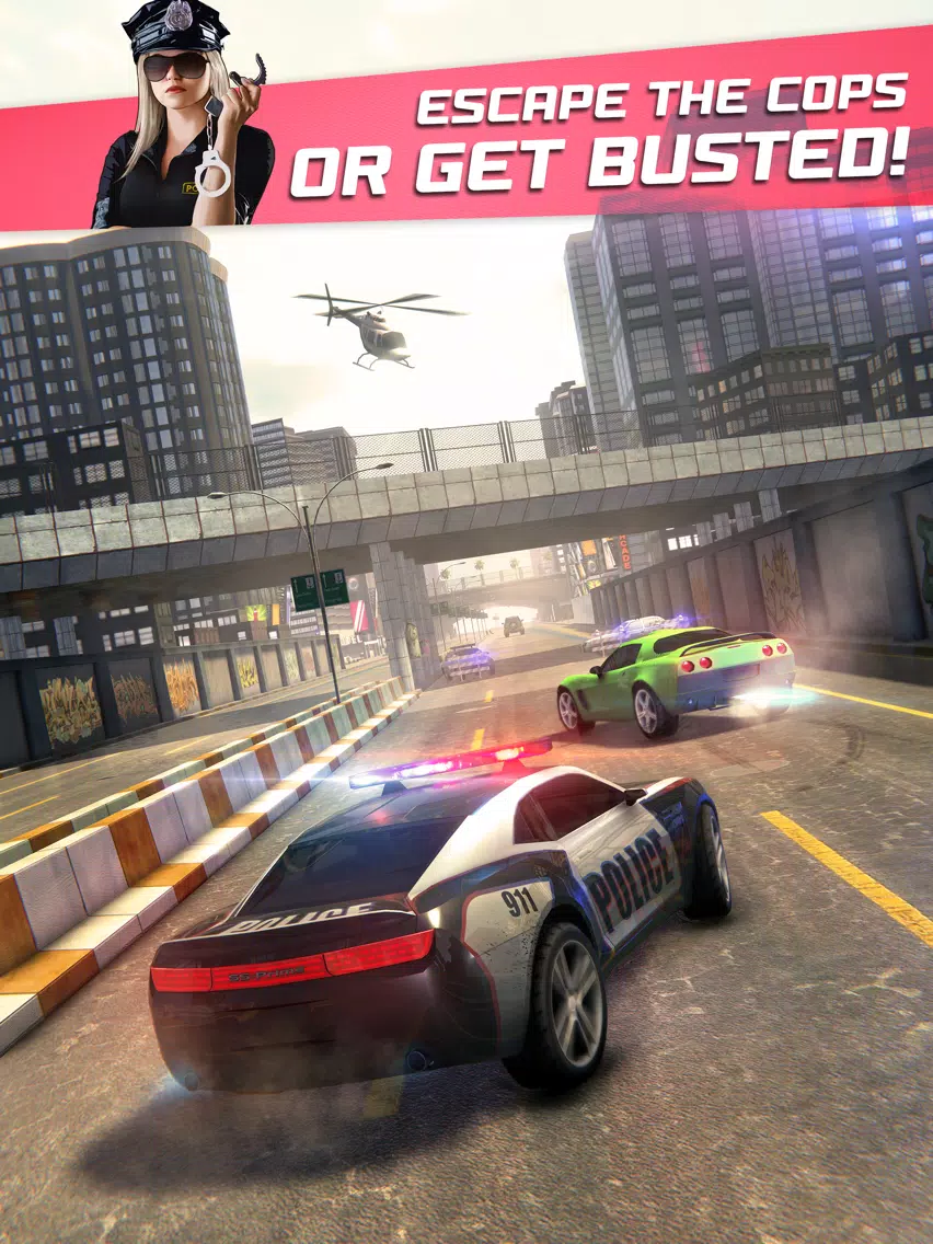 صور Highway Getaway: Police Chase - Car Racing Game iPad