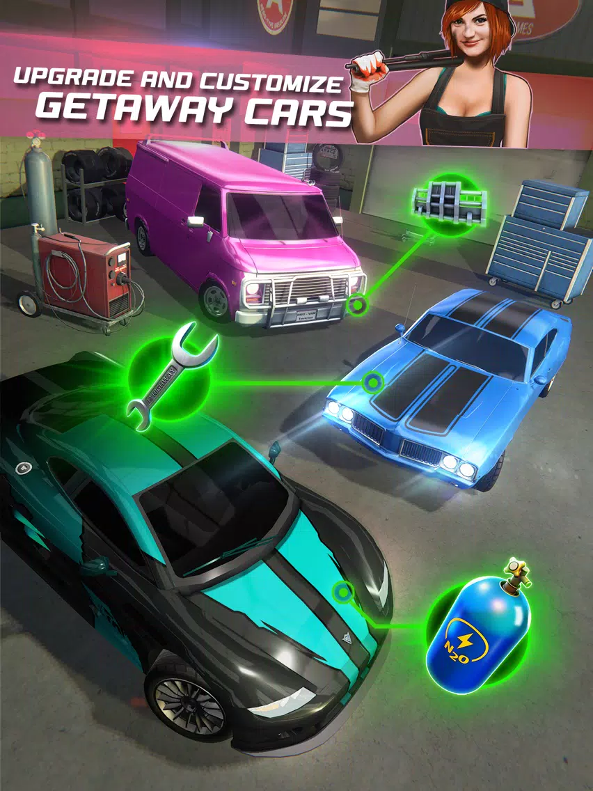 صور Highway Getaway: Police Chase - Car Racing Game iPad