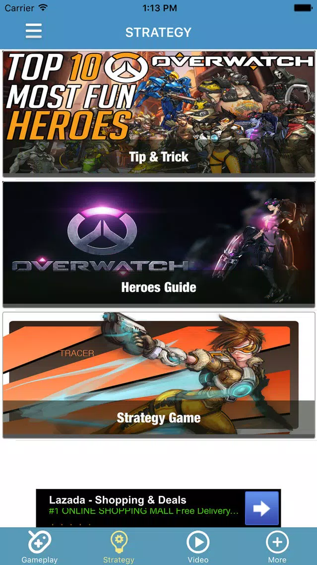 Captures d'écran de GameHack: Guide For Overwatch