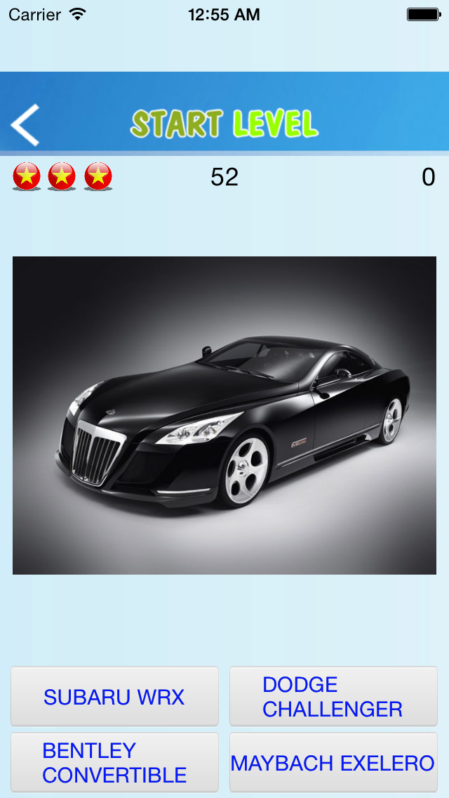 Cars and Logos quiz Screenshots