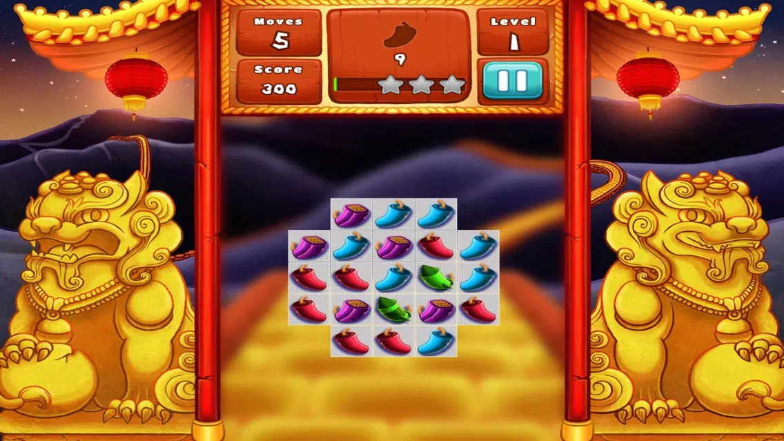The Lion Dance Match The Fire Crackers Puzzle Screenshots