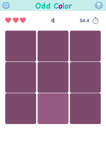Odd Color - Test Your Color Vision iPad Screenshots