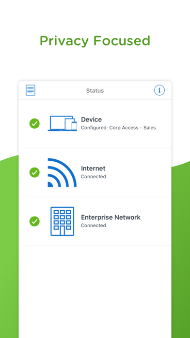Tunnel - Workspace ONE Screenshots