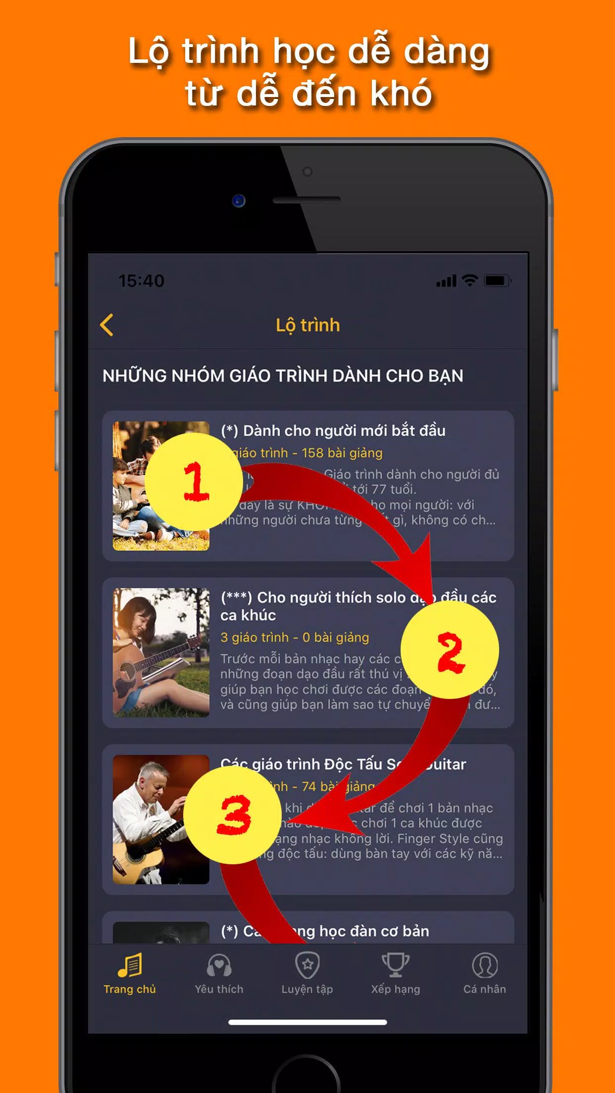 Học đàn - Đơn giản thôi mà Screenshots