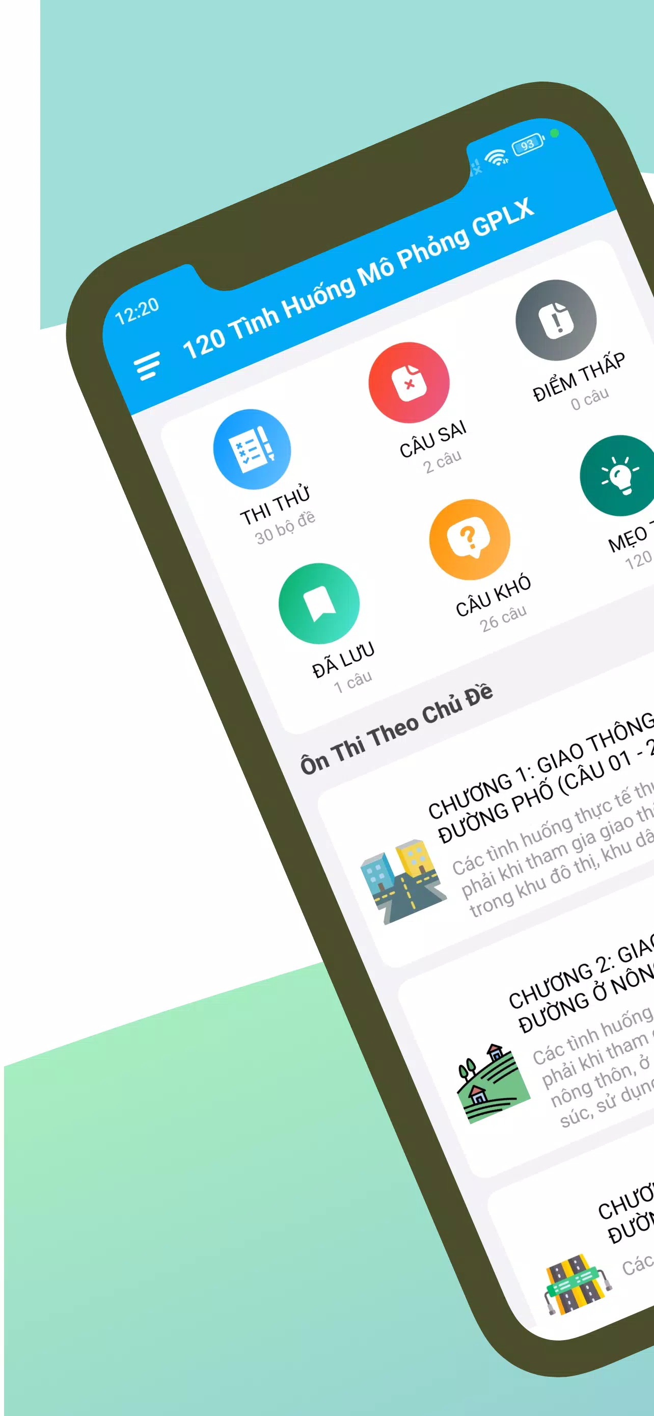 120 Câu Mô Phỏng V2.0.0 Screenshots