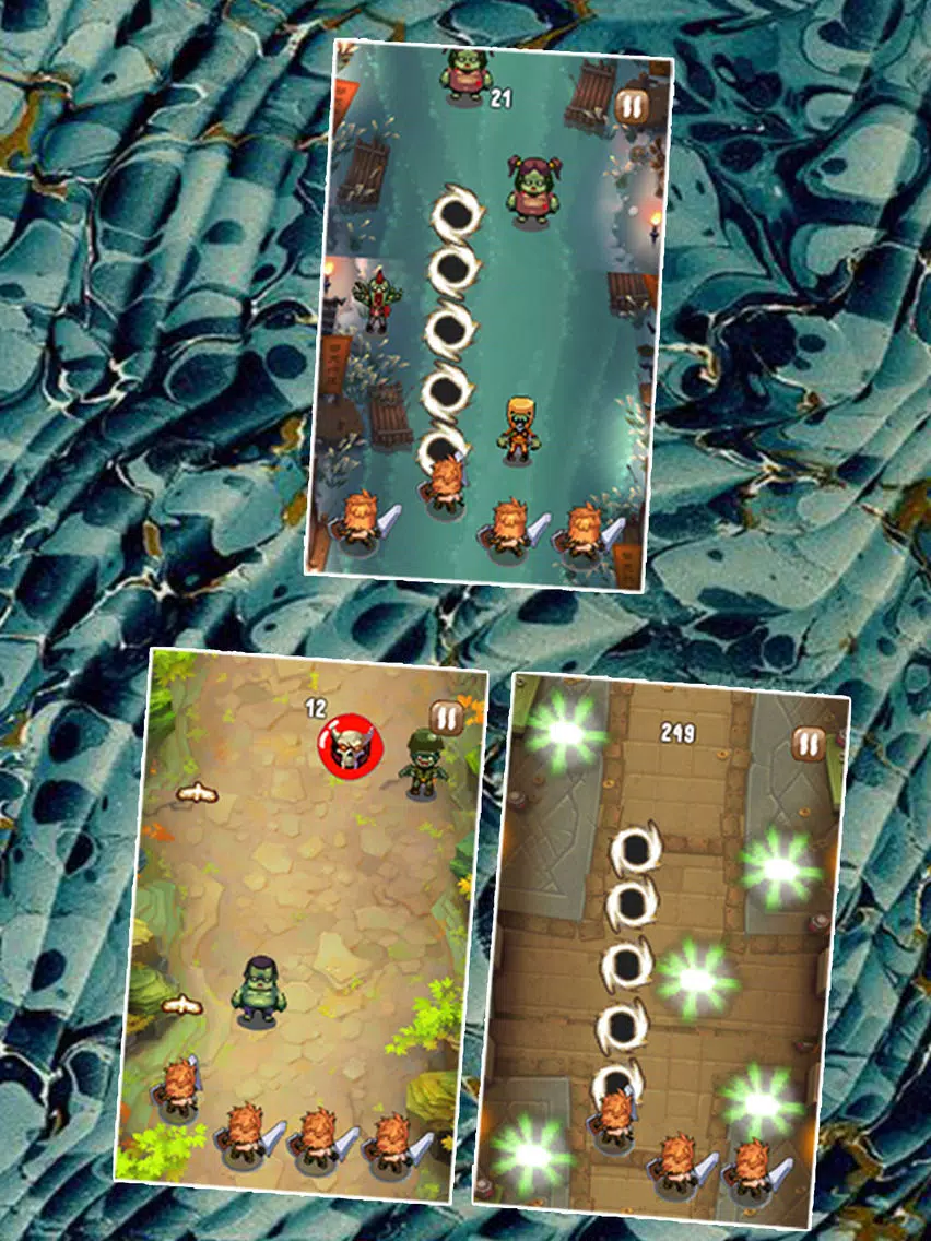 Capturas de tela do Heroes Attack Zombies: Army Tap Shooter iPad 