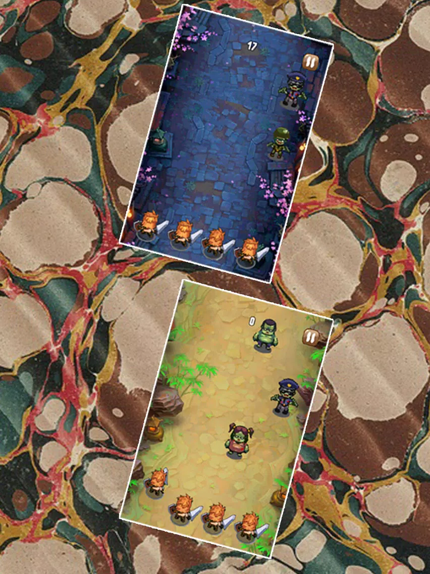 Capturas de tela do Heroes Attack Zombies: Army Tap Shooter iPad 